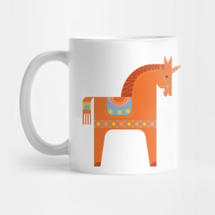 Fairy Tale in Blue + Orange Mug